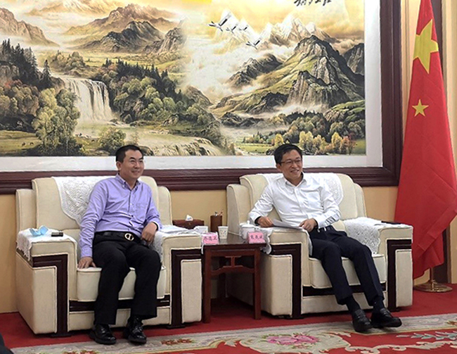 必一运动
总裁乔德卫拜访朔州市长熊燕斌